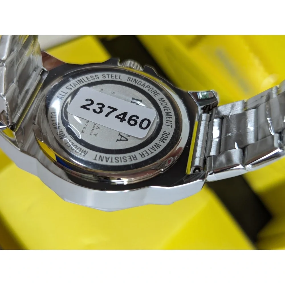 Invicta Speedway 49103 Mens Watch 42mm Steel Crystal Bezel Black Dial Quartz